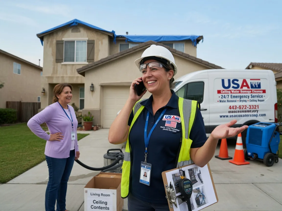 Ceiling Water Damage Restoration State Line, IN FAQs